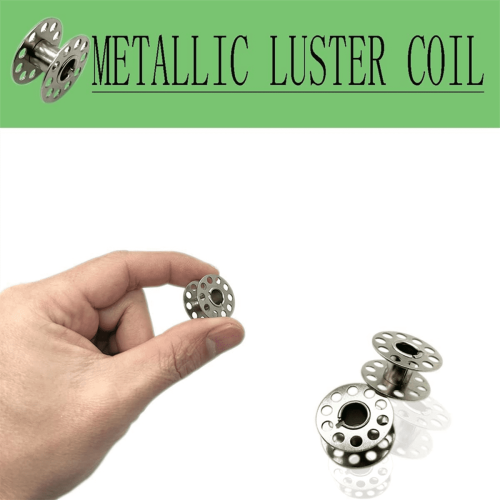 25 Pcs Metal Bobbins for Sewing Machine with Storage Box 2