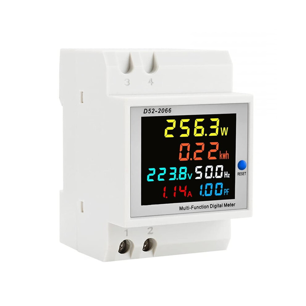 Digital Single Phase Energy Meter Tester Power Usage Monitor Ac110v 40V-300V100a Frequency Power Factor Meter Multimeter 9773935640702
