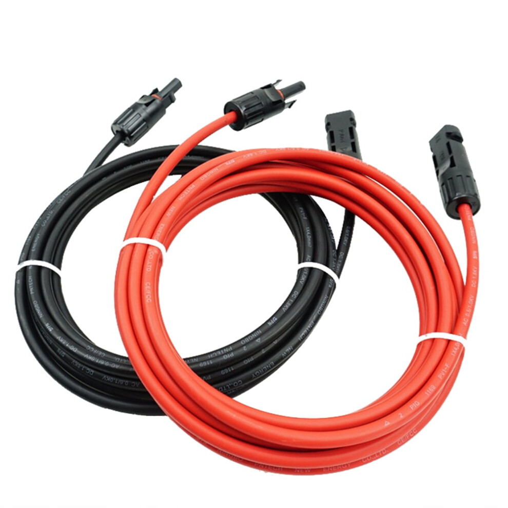 10/12Awg 1/3/5/10M Durable Solar Panel For Connector Pv Extension Cable Wire 9395123535425