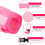 Dog Muzzle Anti Biting, with Comfortable Mesh Soft Fabric and Adjustable Strap, Suitable for Small, Medium Dogs 4