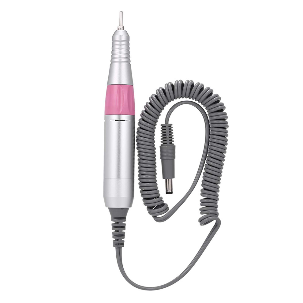 Pink Electric Nail Drill Handpiece 30000Rpm Speed Low Noise Ergonomic Pen For Manicure Pedicure