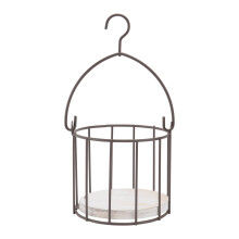 Metal Wire Candle Holder Hanging Flower Pot Rack for Home Party Decor