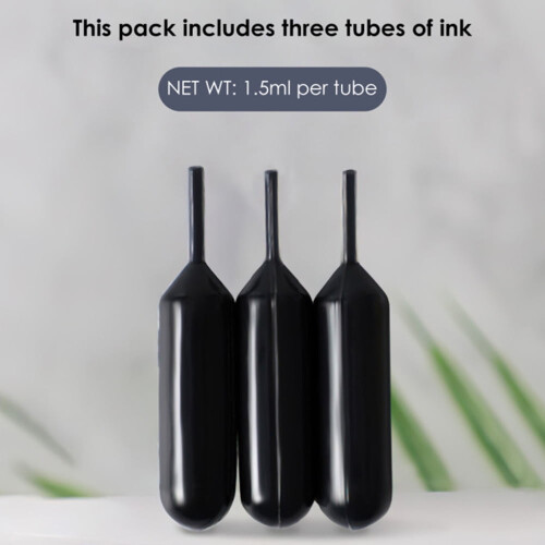 OBOSOE Identity Theft Protection - Roller Replacement Ink Tubes 3pcs 1