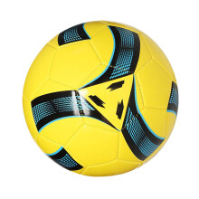 Soccer Ball Size 5 Wear Resistant PVC Football for Adults Teens Kids Training Yellow Black