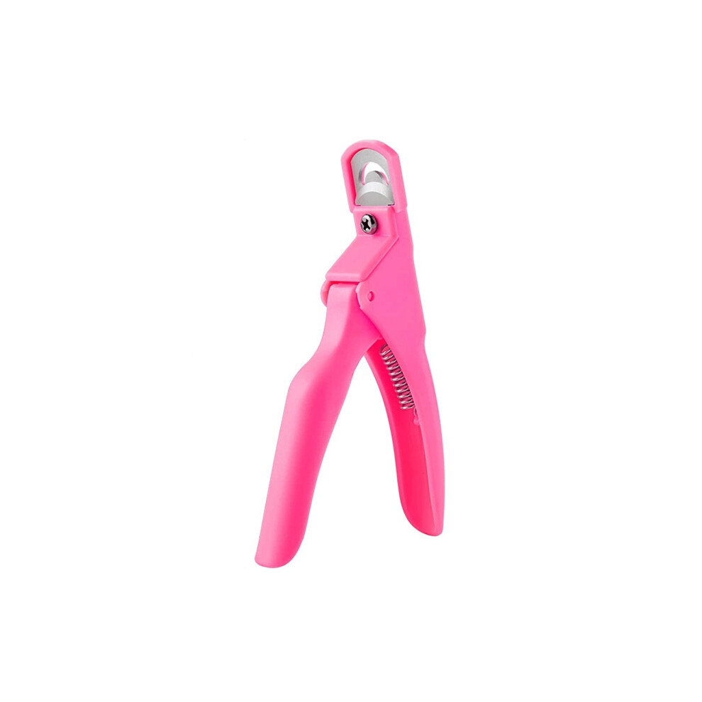 Nail Tip Clippers with Curved Precision Blade for Professional Acrylic Nail Shaping and Fast Trimming