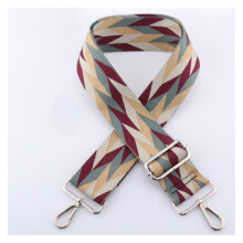 Bag Strap Adjustable Wide 5cm Shoulder Bag Strap Replacement with Durable Silver Buckle 130cm