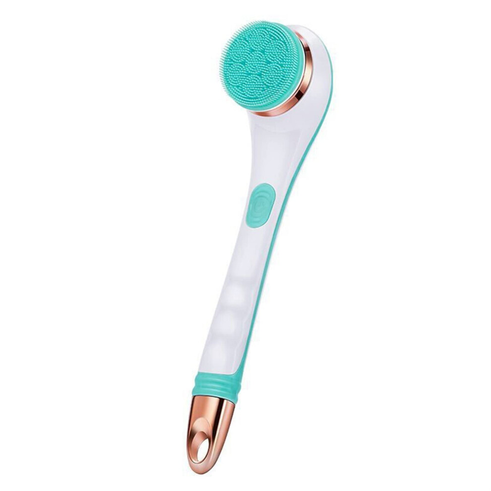 Electric Back Scrubber with Long NonSlip Handle, Waterproof Rotating Body Brush, Rechargeable