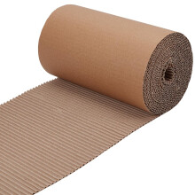 Corrugated Cardboard Roll 5M x 22cm Single Face Kraft Paper for Packing  Crafts Brown