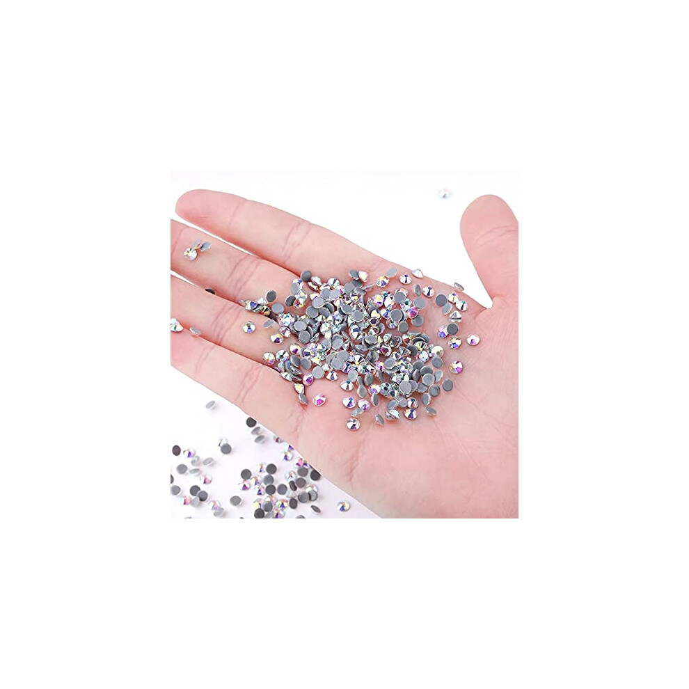 SS4 Nail Art Rhinestones 1440pcs Sparkling Glass Nail Crystals for DIY Crafts and Decoration