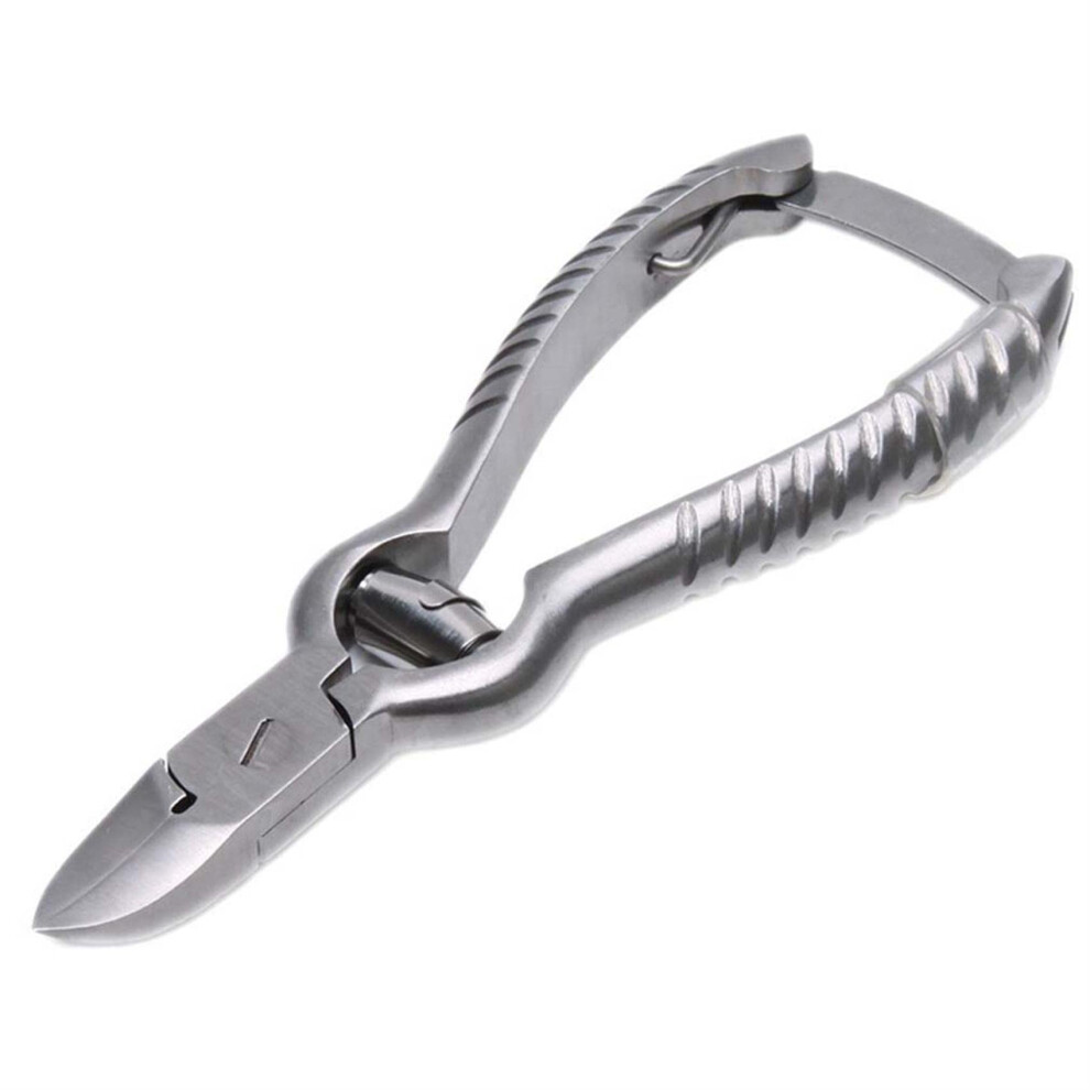 Stainless Steel Nail Clipper and Cuticle Nipper with Ergonomic Grip for Precise Manicure Pedicure