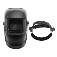 Welding Hood Auto Darkening With True Color LCD Adjustable Shade Range For TIG MIG ARC Solar Powered Fast Response Anti Fog Design Lightweight