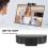 Webcam HD avec microphone, correction automatique de la luminosité, cache de confidentialité, double microphone, webcam USB pour visioconférence, 8