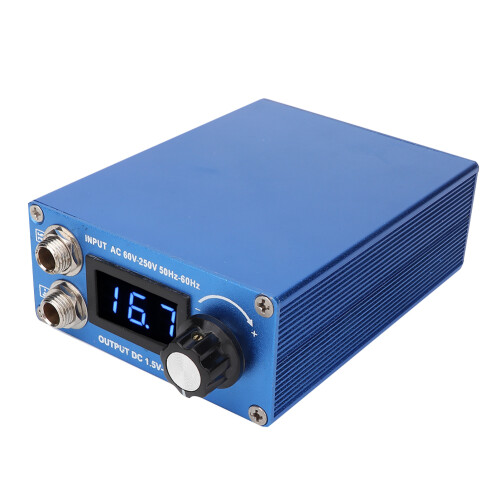 LCD Display Tattoo Power Supply With Voltage Meter Dual Digital Control Programmable Preset Function Machine Memory Modes For Rotary Tattoo Machines 2