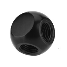 Connettore in ottone per raffreddamento a liquido, raccordo a T, resistente alla corrosione, direzione del flusso regolabile, materiale in ottone