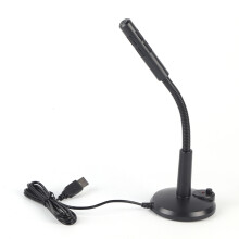 USB Computer Microphone Plug And Play Desktop PC Laptop Microphone With Mute Button And LED Indicator For Streaming Podcasting Recording Gaming Skype