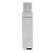 Expansão de memória via pen drive USB, conectividade de alta velocidade, armazenamento USB duplo com design giratório, suporta conexão a quente