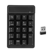 Numeric Keypad With Bluetooth Connect, Portable Design Multifunctional Wireless Number Pad Ergonomic Anti Slip Numeric Keypad For Laptop And Desktop