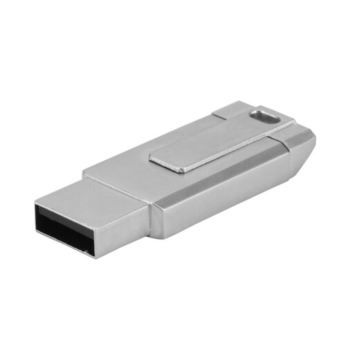 Διπλή θύρα USB Flash Drive Γρήγορο USB C Flash Drive Plug and Play Μεταλλικό Memory Stick για τηλέφωνα Android 2