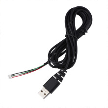 USB-kabel van hoogwaardige materialen voor Rival300, USB A mannelijke 4-pins kabel met vertinde connector, doe-het-zelf vervangingskabel voor opladen
