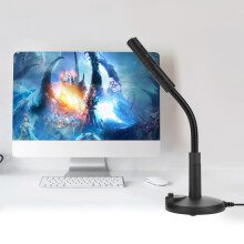 Ustäd 360 USB-Mikrofon für Computer | Schwarz, 25,5 cm, 1,2 m Kabel