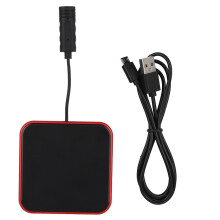Trådløs ladeplate med Fast Charge Ready-teknologi, lad flere enheter effektivt ved hjelp av avansert temperaturstyring, bærbar 10W-lader