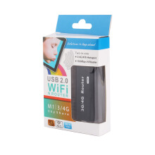 Portable WiFi Router 3G 4G, Wireless USB Router for High Speed Internet Connection Ultra Speed Compatible with All Operating Systems, Mini Size Easy