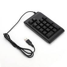 Kompakt numerikus billentyűzet magas biztonsági tényezővel és sokoldalú teljesítménnyel, USB-kábeles kis számbillentyűzet matt