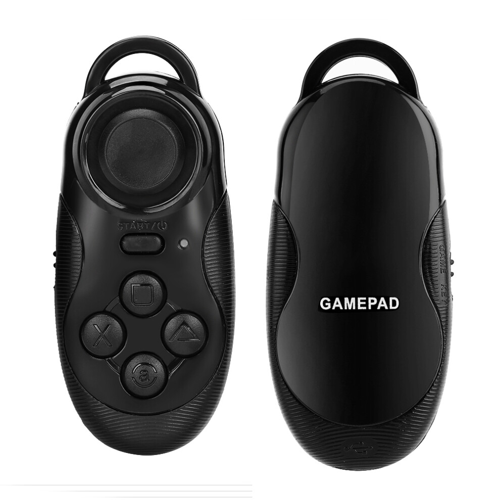 Bluetooth Gamepad With Remote Control Functions, Wireless Remote Controller Selfie Camera Shutter Compatible With Android Ios Pc 3D Vr Glasses Recharg 9176269899776