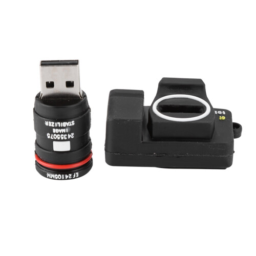 Χαριτωμένη μονάδα flash USB με μίνι κάμερα σε σχήμα κάμερας, αδιάβροχη σχεδίαση, 1