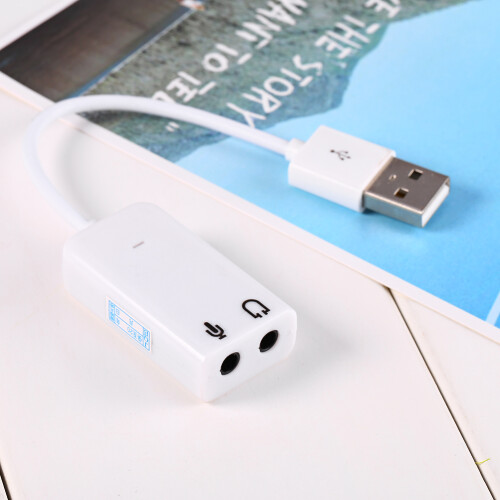 Προσαρμογέας κάρτας ήχου USB, εξωτερικός στερεοφωνικός προσαρμογέας ήχου USB 1