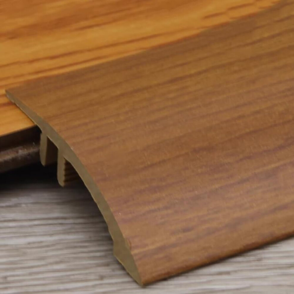 Pvc Door Threshold Strips Wood Grain Floor Transition Ramp Reducer Trim, 90Cm, 2 Pack Ref: 3134 9365369999480