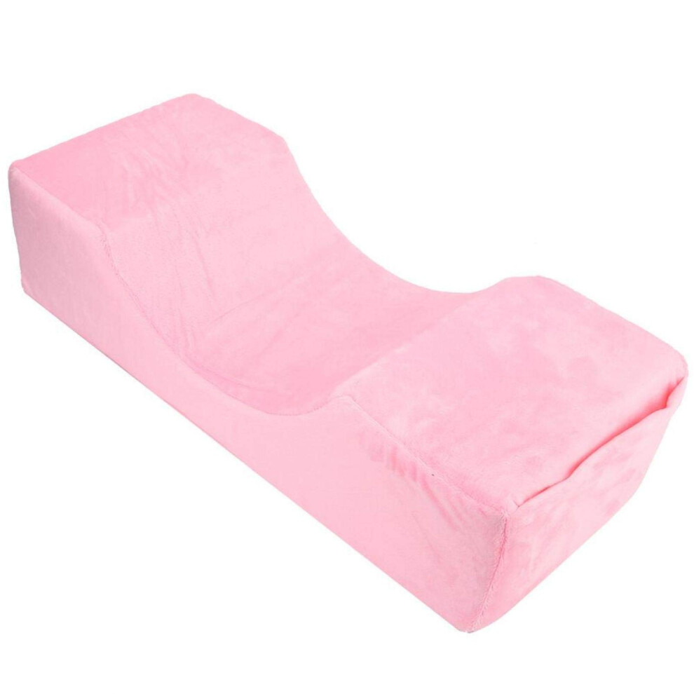 Eyelash Extension Pillow with Ergonomic UShape Memory Foam and Soft Flannelette Cover for Salon