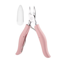 Professional Stainless Steel Cuticle Nipper with Longlasting Sharp Blades for Manicure Pedicure Black