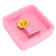 Scrumieră din rășină de calitate premium cu design rezistent la vânt, scrumieră unică pentru iubitorii de fumat, decor versatil pentru casă,