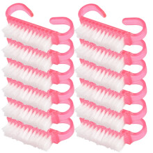 Nail Brush Set with Ergonomic Handle Grip, Soft Scrub for Gentle Manicure Cleaning, 12 Pack