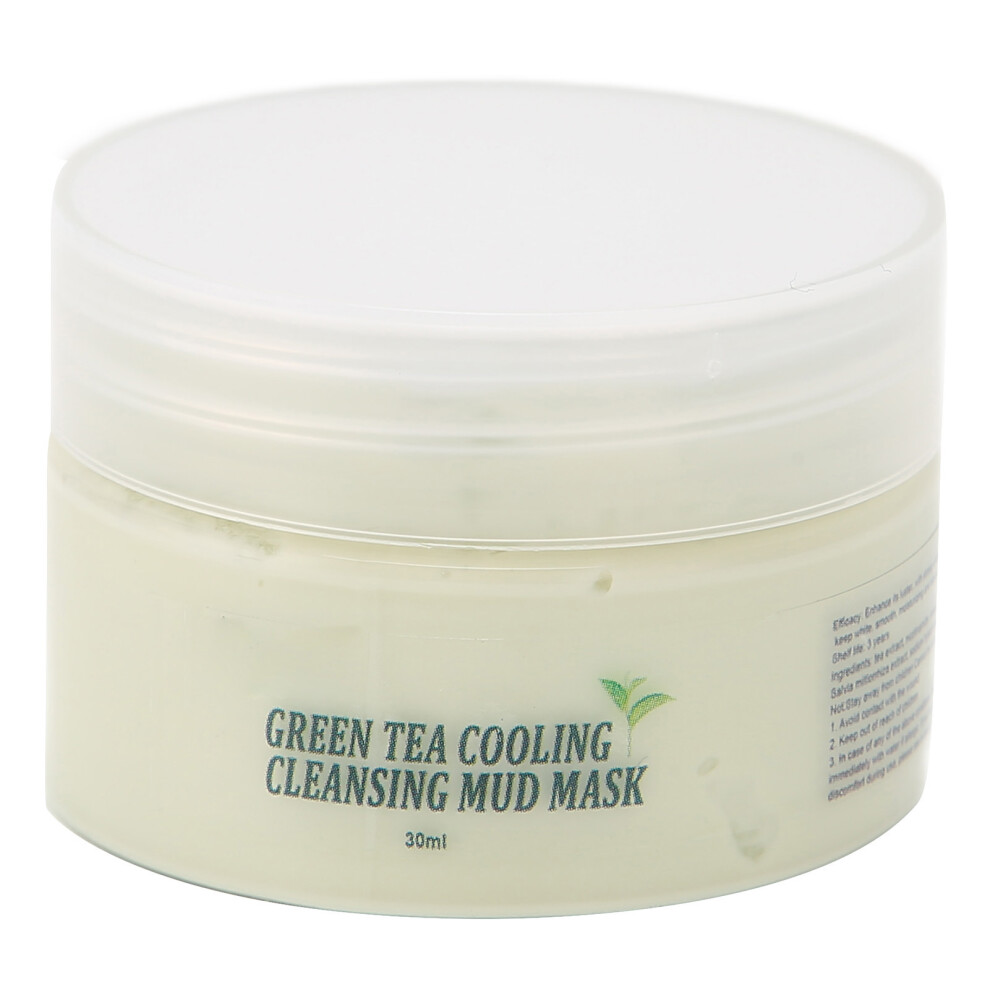 Green Clay Face Mask Deep Cleansing Mask With Natural Ingredients Tea Extract Hydrating Skin Care Suitable For Oily Skin Kaolin Clay Formula
