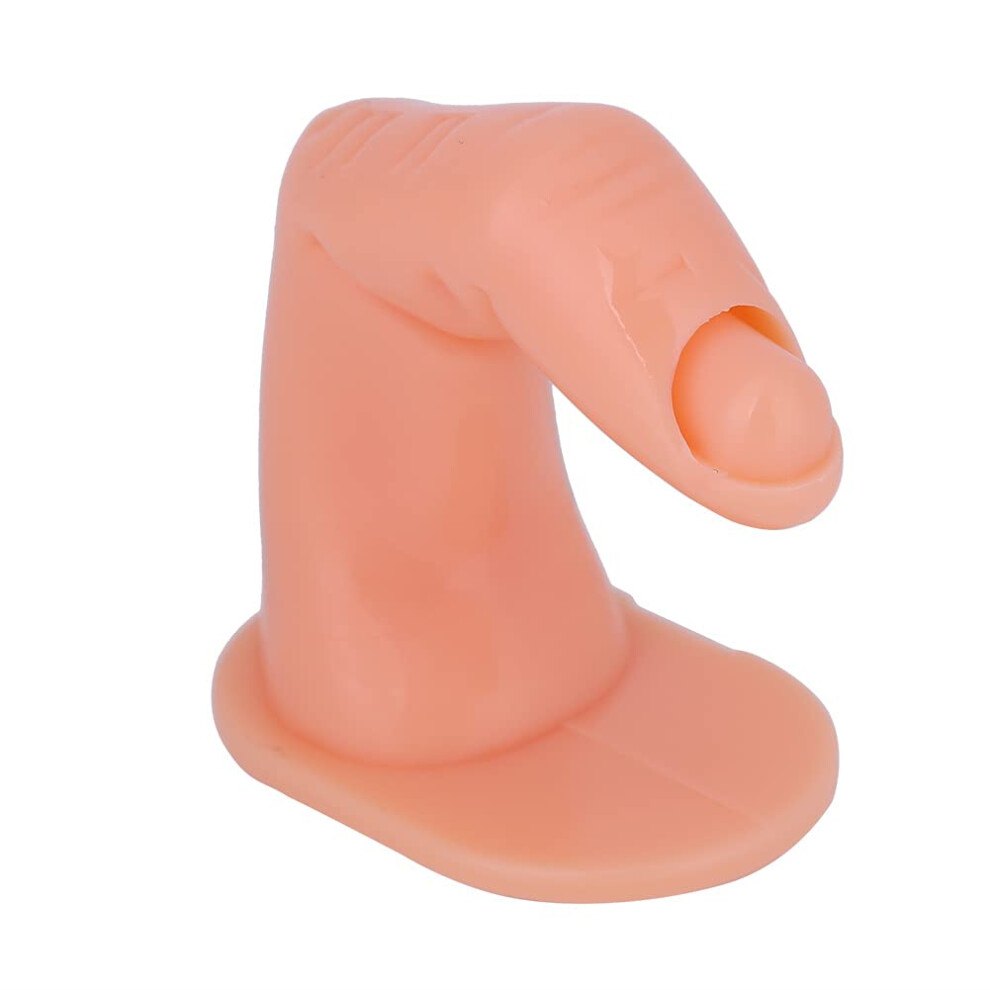 Nail Practice Fingers with Realistic Surface, Reusable Silicone for Acrylic and Gel Nail Training