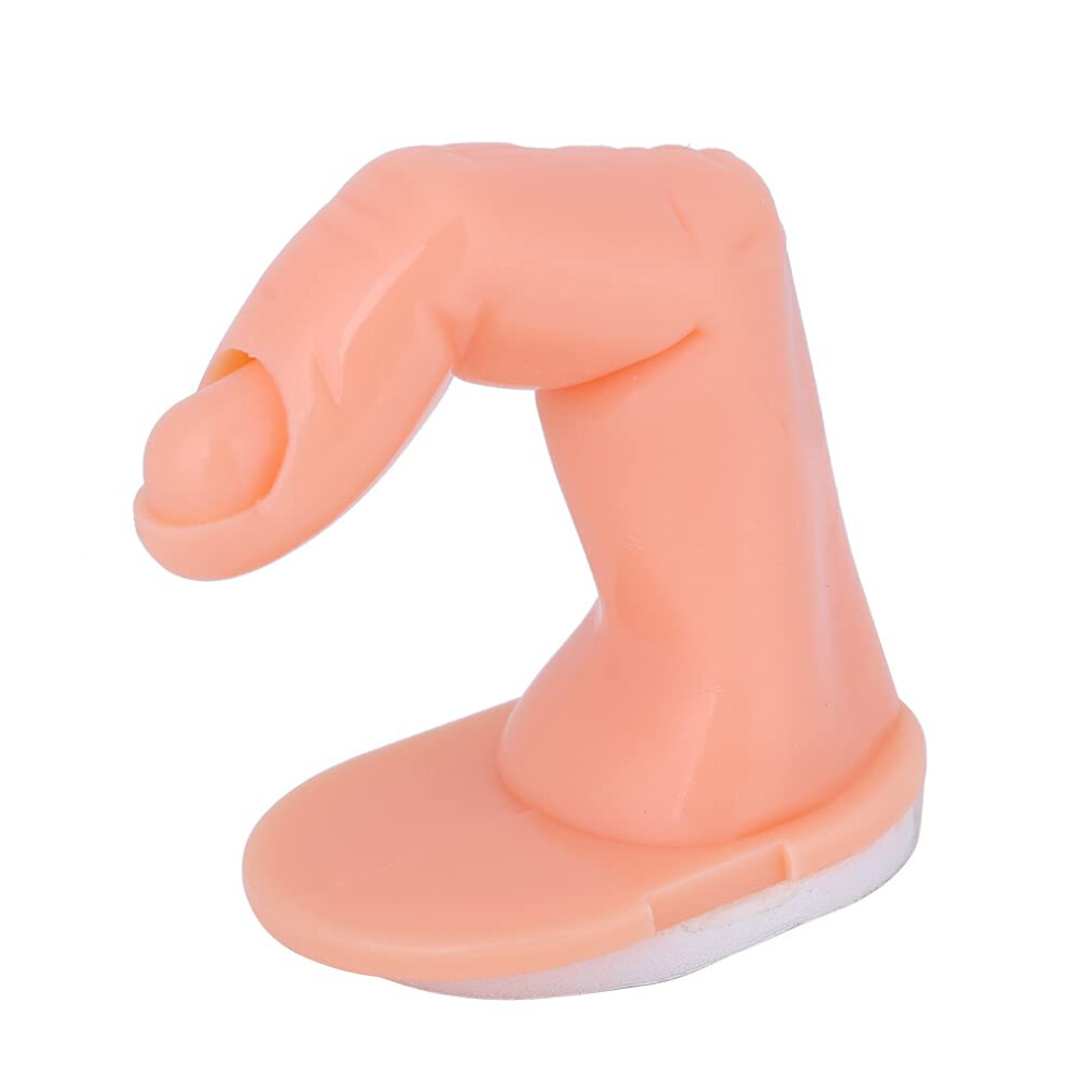 Practice Nail Tips with Reusable Fake Finger Model for Acrylic Gel Manicure Training Nail Art