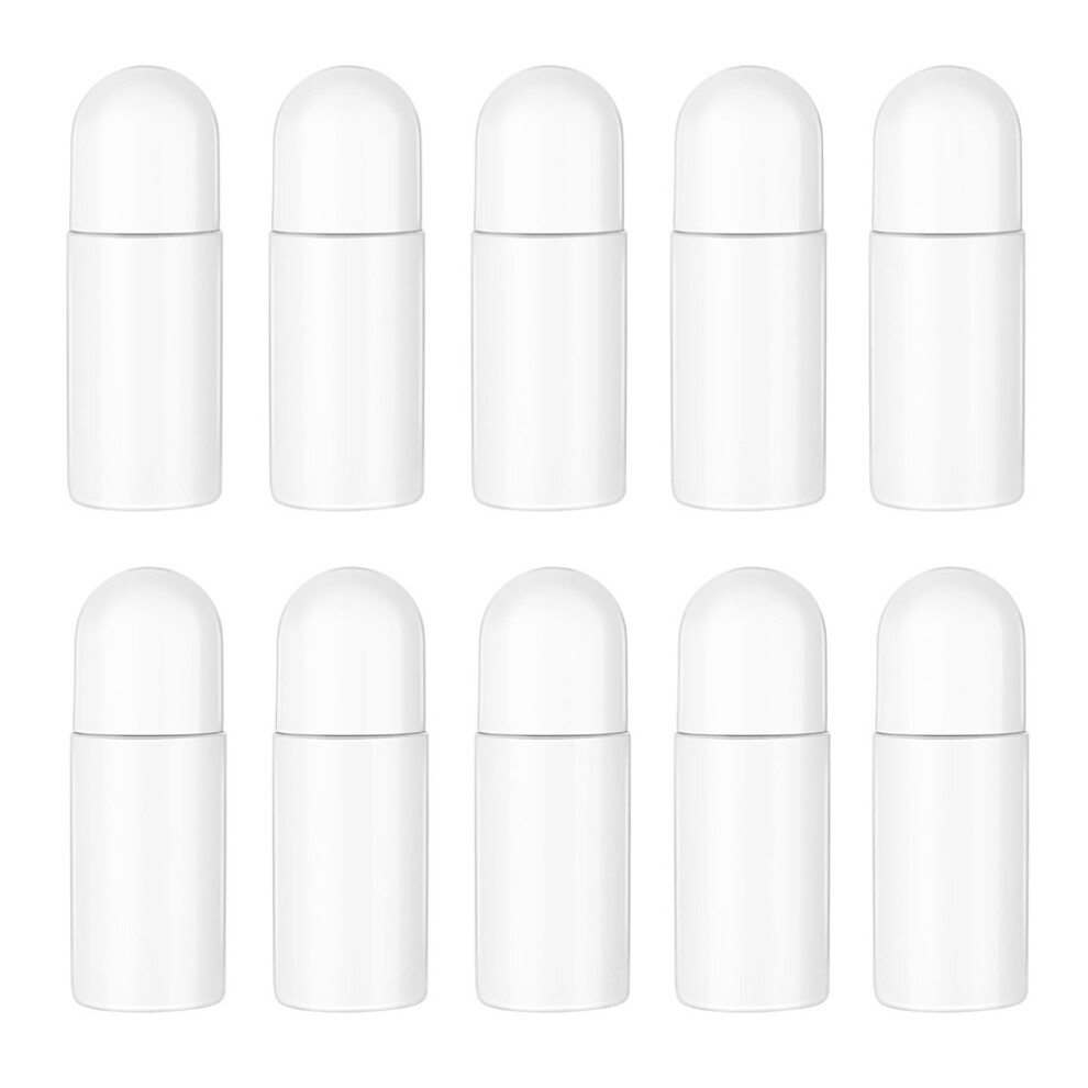 Homemade Deodorants Essential, Empty Refillable Roll-on Bottle With Leak-proof Technology, Smooth Rolling Ball For Natural Fragrance (10Pcs)