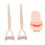 Eyelash Comb, Unique Design Mascara Applicator for Safe And Easy Use 4