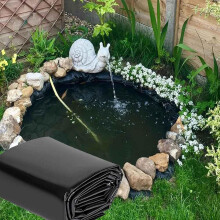 Pond Liner UV Resistant Flexible Material for Fish Duck Garden Raised Beds and Outdoor Ponds 5x7.5m