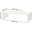 Stackable Kitchen Cabinet Shelf Organizer with Non Slip Expandable Design, White/Dark Grey 5