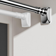 Adjustable Stainless Steel Shower Curtain Rod with NoDrill Spring Tension, Extra Long Telescoping for Bathroom, Closet, Window (310400cm)