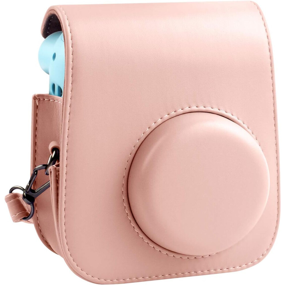 Versatile Protective Case For Your Compatible Instax Mini, Removable Strap Adds Convenience, Adorable Design With Premium Synthetic Leather (Built-In 9074015045616