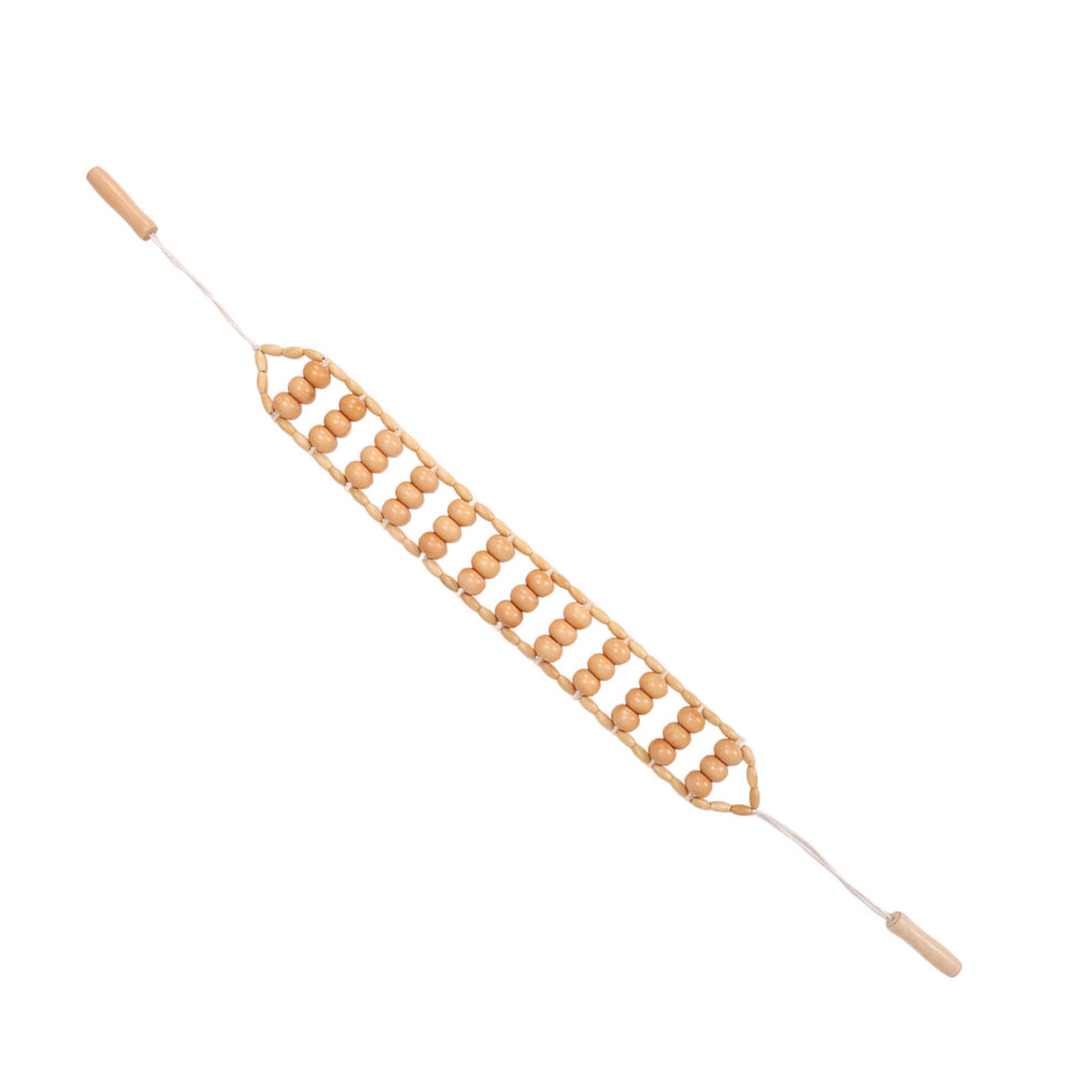 Wood Therapy Massage Rope 108cm Handheld Dredging Meridian Tool