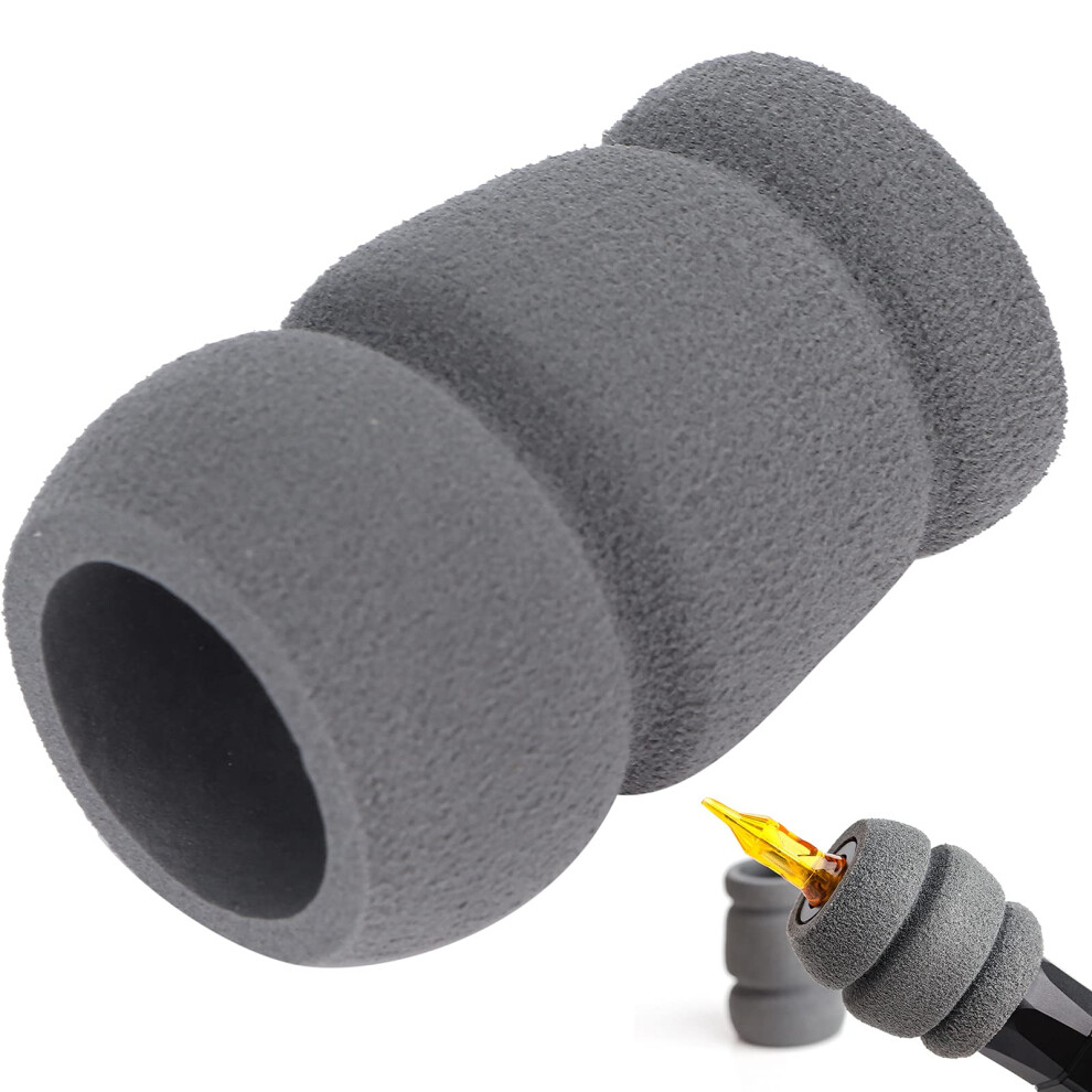 10pcs 31mm Sponge Tattoo Grip Cover Set Non Slip Shock Absorption Sleeve for Tattoo Pen