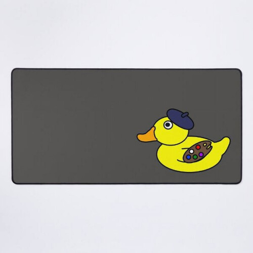 En NY One Ruber Duck kunstnerunderlag