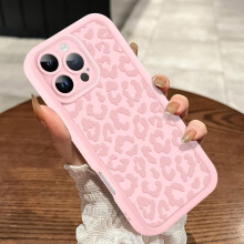iPhone13 tokkal kompatibilis, pink gepárdmintás, ütésálló, puha TPU védőtok, vékony, karcálló leopárdmintás dizájn nőknek és