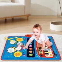 Tapete de Piano de Chão RnemiTe-amo para Crianças de 1 a 3 Anos, Tapete de Teclado Musical Gigante, Brinquedo Musical para Bebês de 12 a 18 Meses,