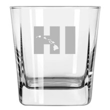 Copo de uísque Rocks de base quadrada de 355 ml (12 oz) - Ilhas Havaianas, Havaí